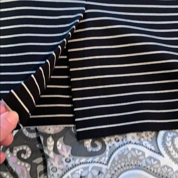 ANN TAYLOR Black and white dress Size Medium - Picture 5 of 5